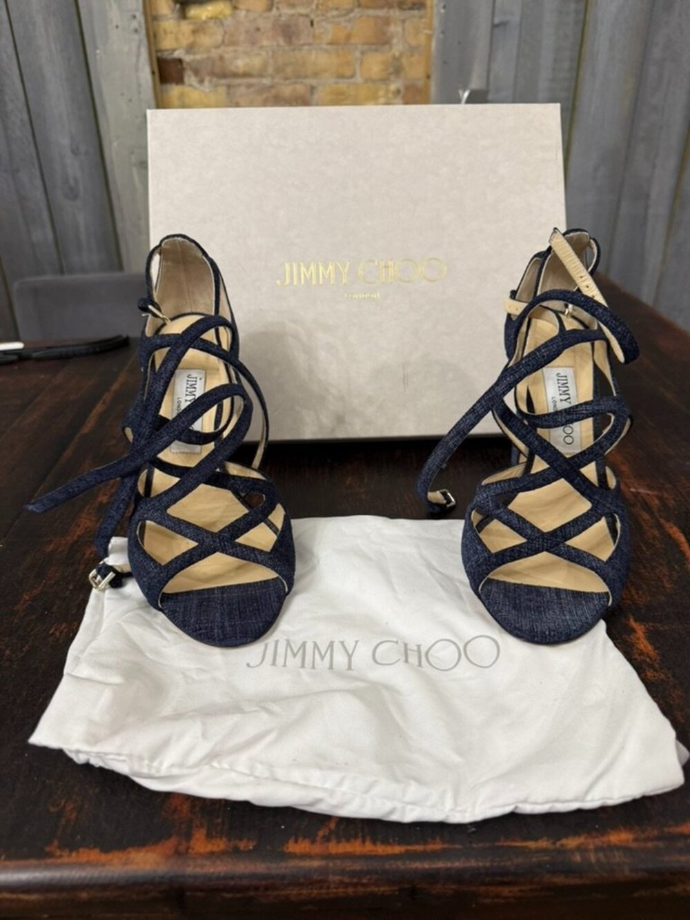 Jimmy Choo Dillan strappy heels